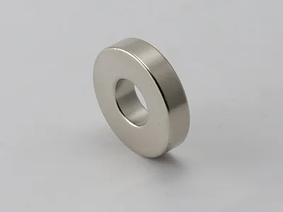 ネオジム磁石(N35H)、リング型、Φ30xΦ12.5x7(mm)、高さ方向