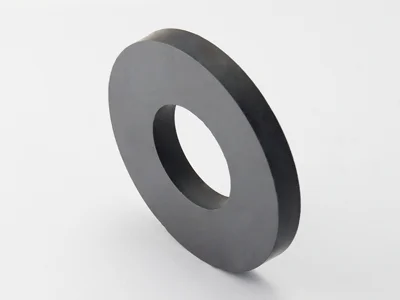 フェライト磁石、リング型、Φ120xΦ60x10(mm)、片面8極