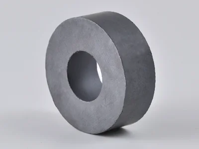 フェライト磁石、リング型、Φ23xΦ10x8(mm)、高さ方向