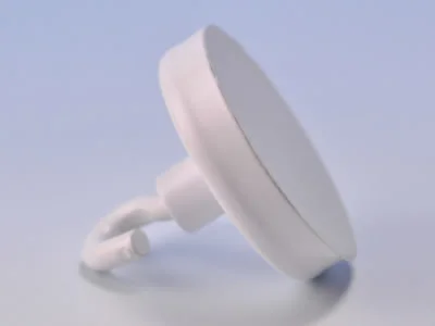 フェライトフック、HF32(白色、外径32mm)