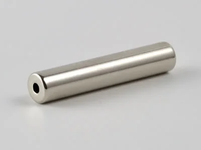 ネオジム磁石(N38H)、リング型、Φ5xΦ1.5x26(mm)、径方向