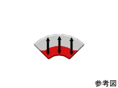ネオジム磁石(N52)、C型、R7.5xr3x9(90°)(mm)、外径S内径N