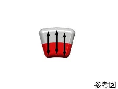ネオジム磁石(N42SH)、C型、R5xr3x40(30°)、外径S内径N