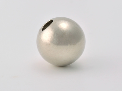 ネオジム磁石(N40)、ボール型、Φ19.05(Φ6穴付)(mm)、径方向(平行穴)