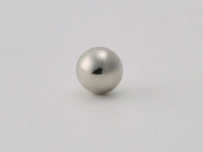 ネオジム磁石(N40)、ボール型、Φ3.5(mm)、径方向
