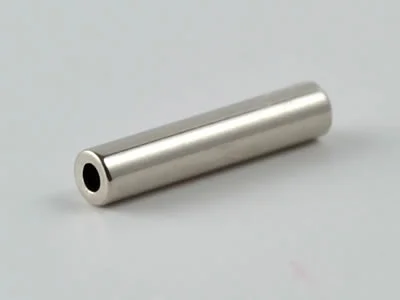 ネオジム磁石(N40)、リング型、Φ2xΦ1x10(mm)、高さ方向
