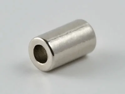ネオジム磁石(N40)、リング型、Φ2.5xΦ1.32x4.3(mm)、径方向