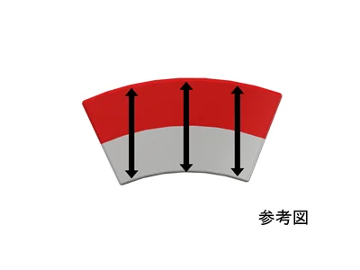 サマコバ磁石(SS28H)、C型、R15.5xr10x19(45°)(mm)、外径N内径S